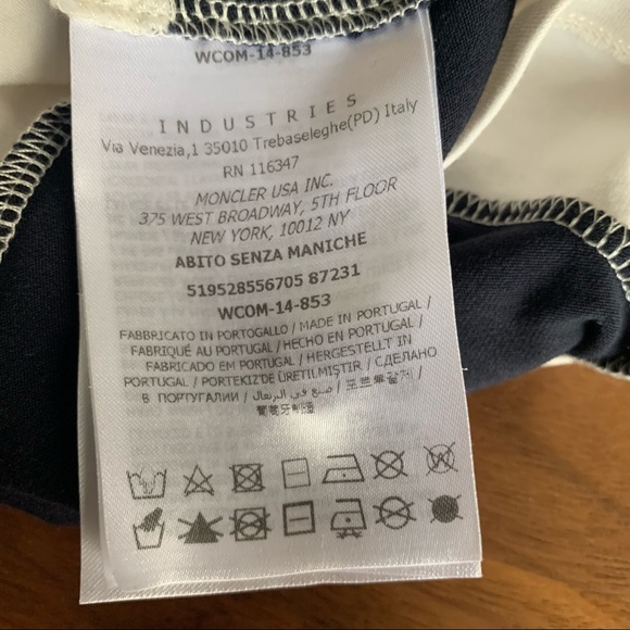 MONCLER Dress 5T - Picture 7 of 7